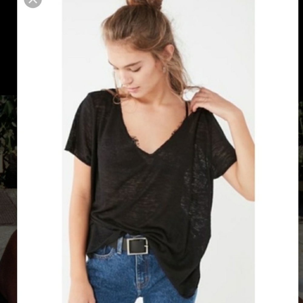 Project Social T Urban Outfitters Black T Shirt